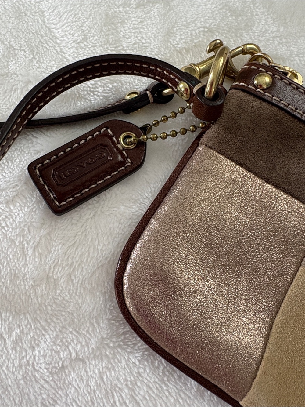 Coach Patchwork Wristlet - Picture 5 of 14